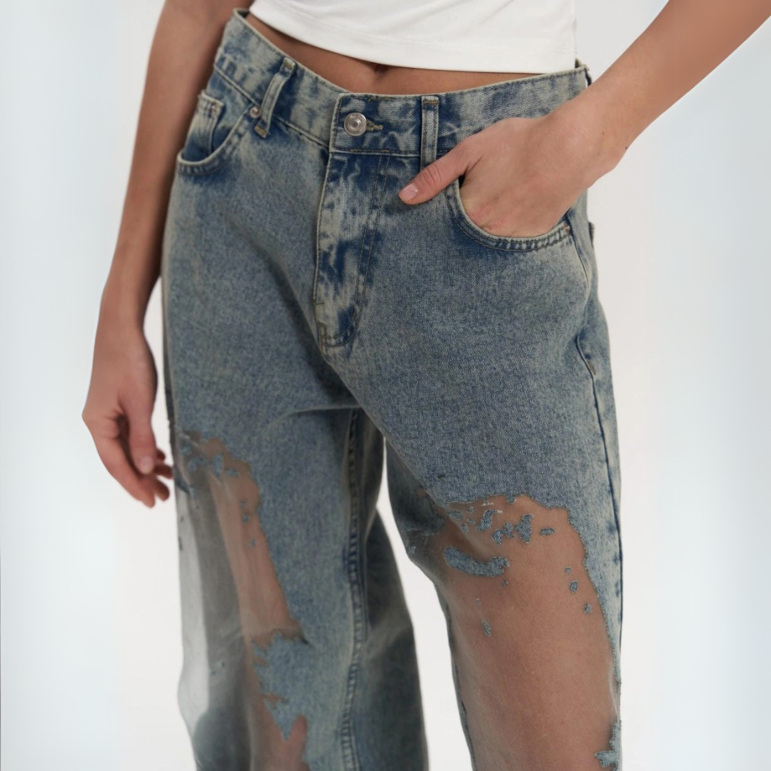 NOVA | BLUE TRANSPARENT JEANS