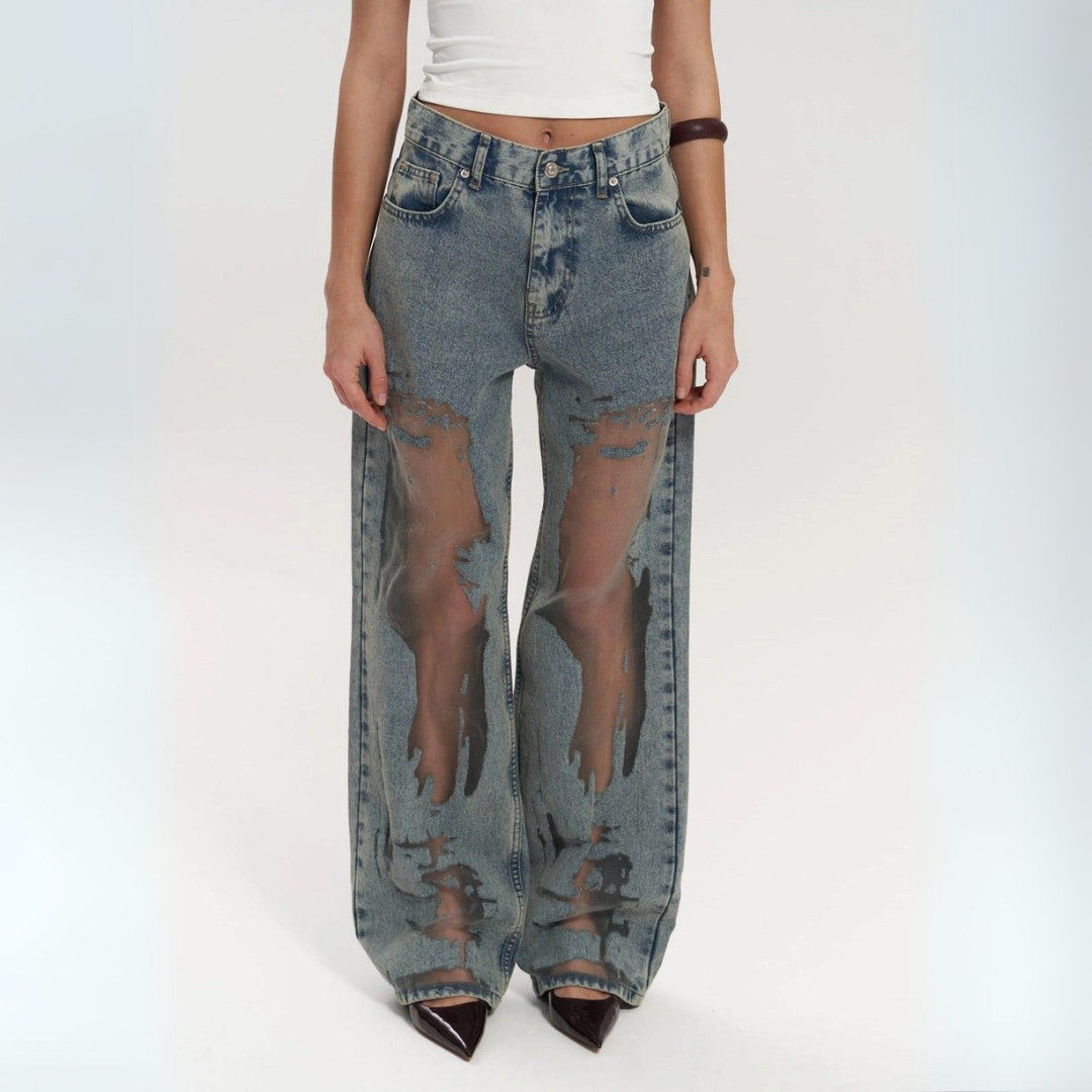 NOVA | BLUE TRANSPARENT JEANS