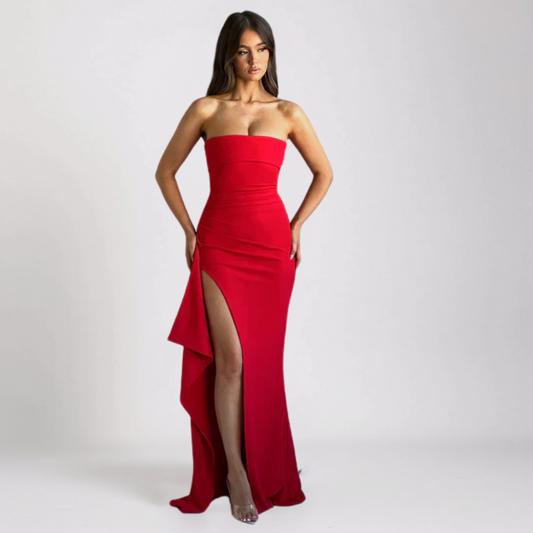 AMELY | VIRAL GESCHLITZTES KLEID