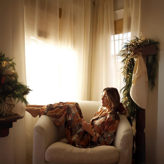 SOPHIA | PEONY SATIN PAJAMA SET