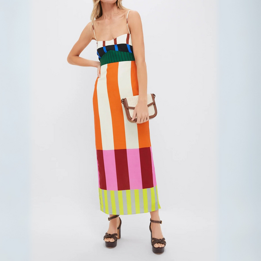 BENGAL MULTI PALOMA MAXI DRESS