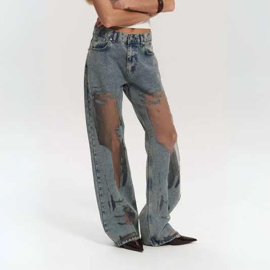 NOVA | BLUE TRANSPARENT JEANS