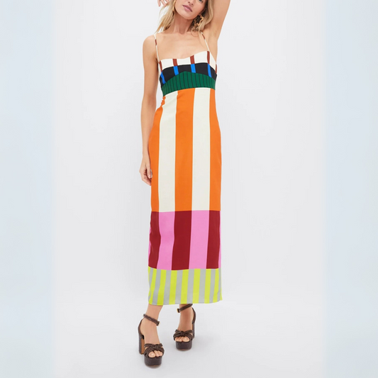 BENGAL MULTI PALOMA MAXI DRESS