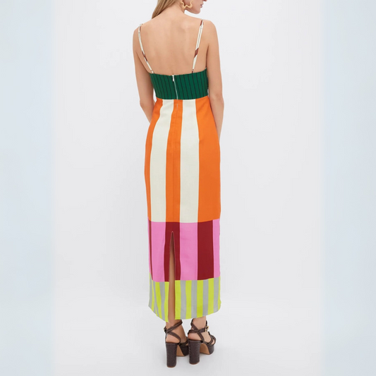 BENGAL MULTI PALOMA MAXI DRESS