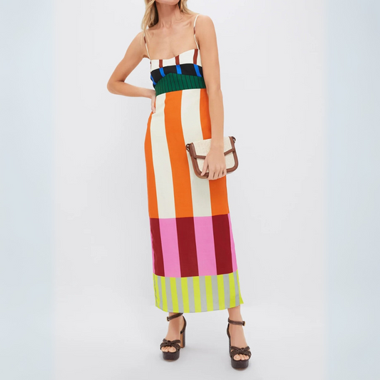BENGAL MULTI PALOMA MAXI DRESS