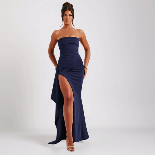 AMELY | VIRAL GESCHLITZTES KLEID