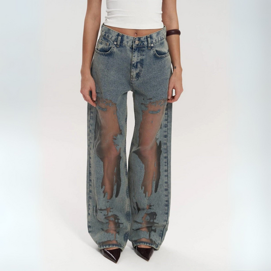 NOVA | BLUE TRANSPARENT JEANS