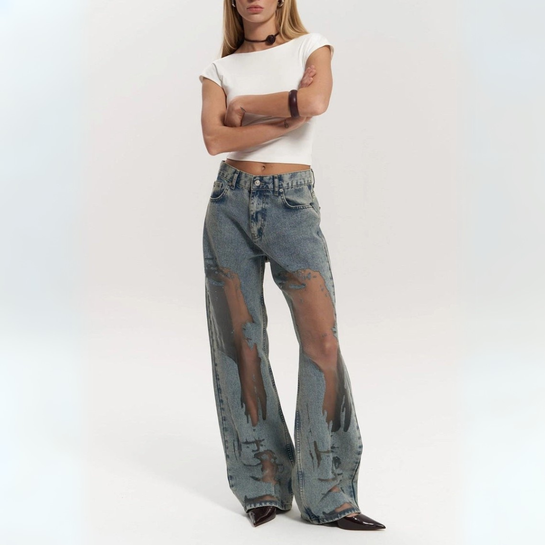 NOVA | BLUE TRANSPARENT JEANS